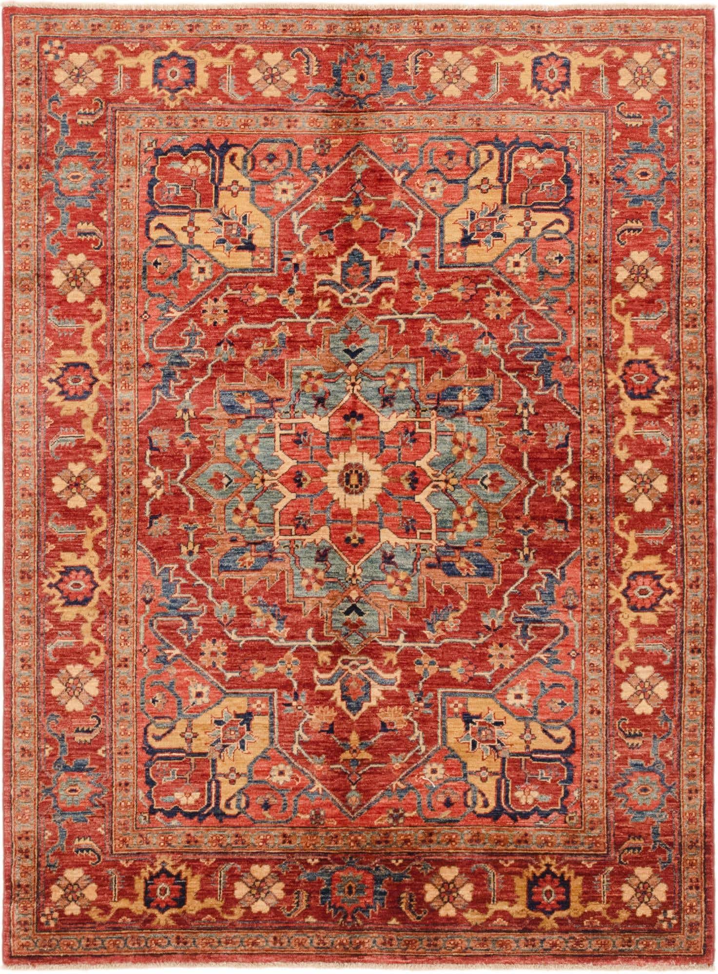 4' 9 x 6' 6 Hand Knotted Ariana Ziegler Rug