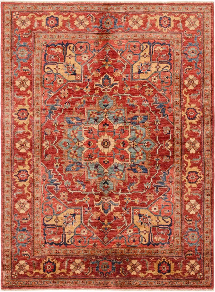 4' 9 x 6' 6 Hand Knotted Ariana Ziegler Rug