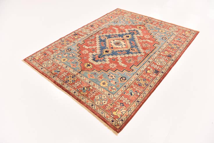 Detail image of 5' 3 x 6' 8 Hand Knotted Ariana Ziegler Rug