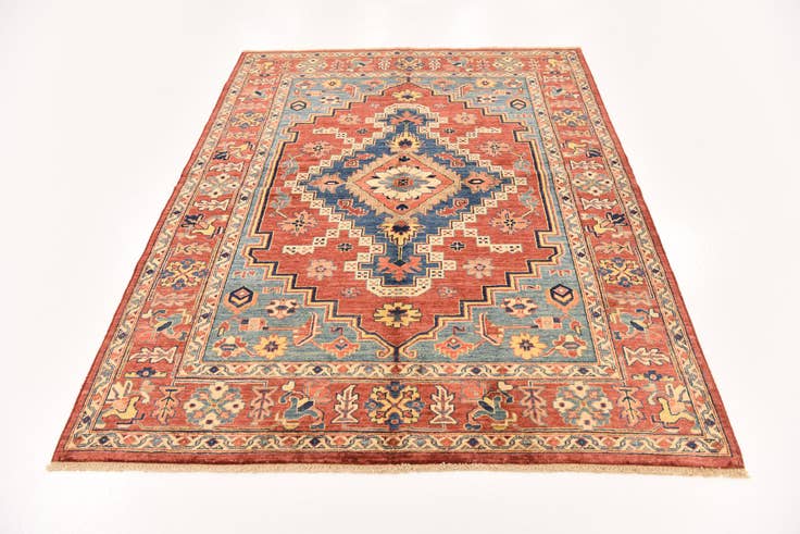 Detail image of 5' 3 x 6' 8 Hand Knotted Ariana Ziegler Rug