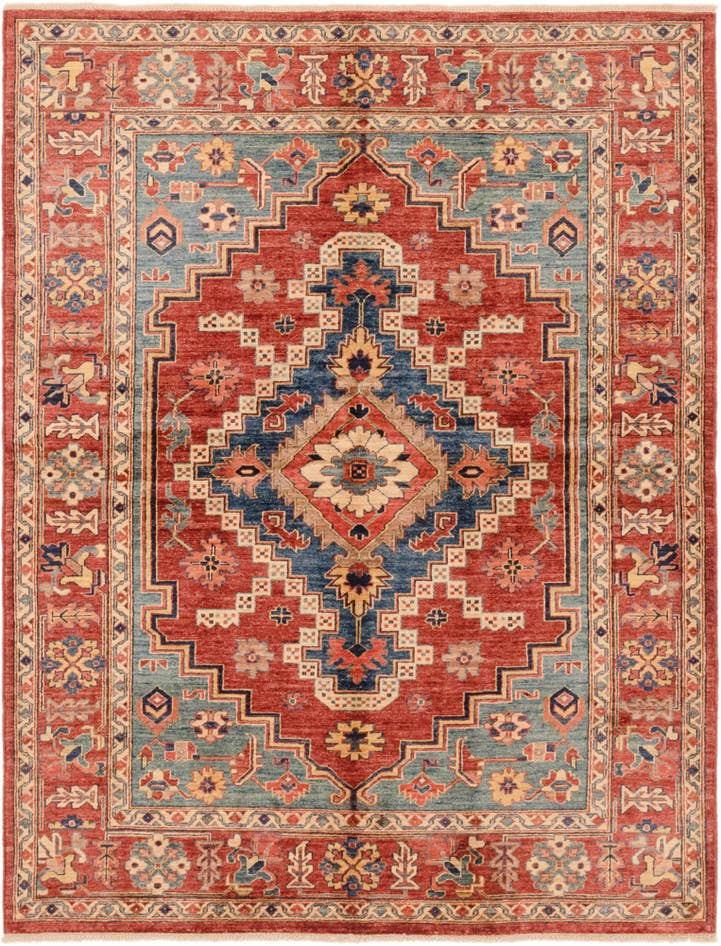 Detail image of 5' 3 x 6' 8 Hand Knotted Ariana Ziegler Rug