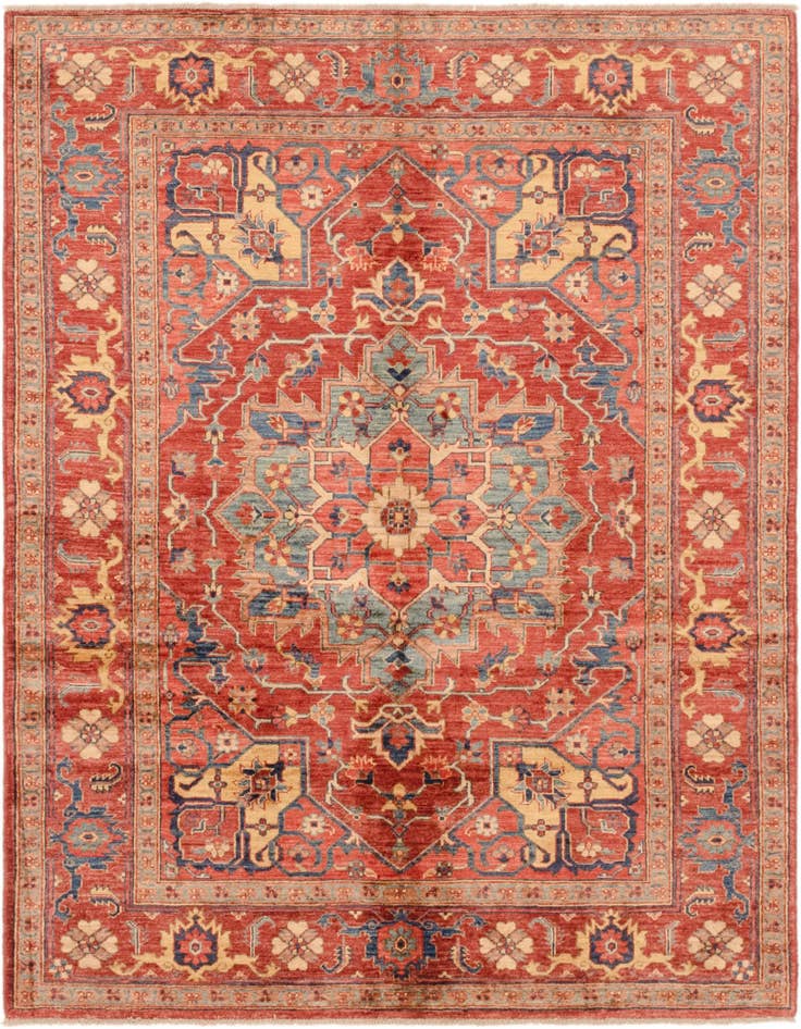 Detail image of 4' 11 x 5' 11 Hand Knotted Ariana Ziegler Rug