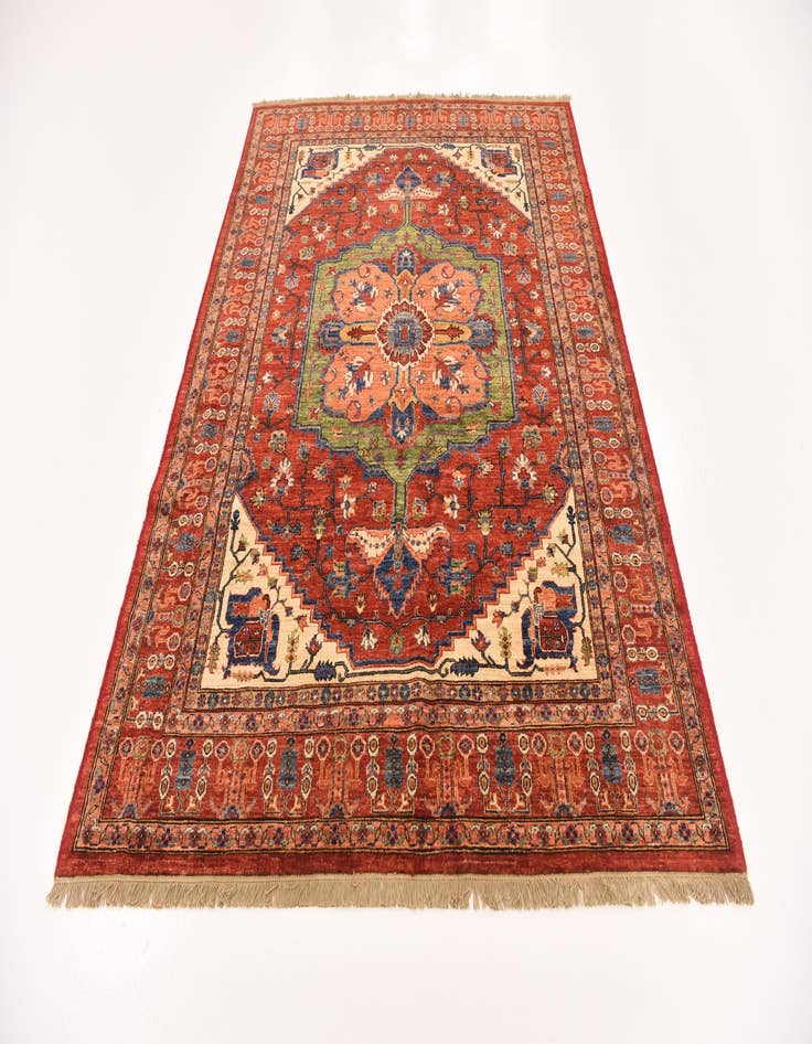 Detail image of 5' 10 x 8'  Hand Knotted Ariana Ziegler Rug