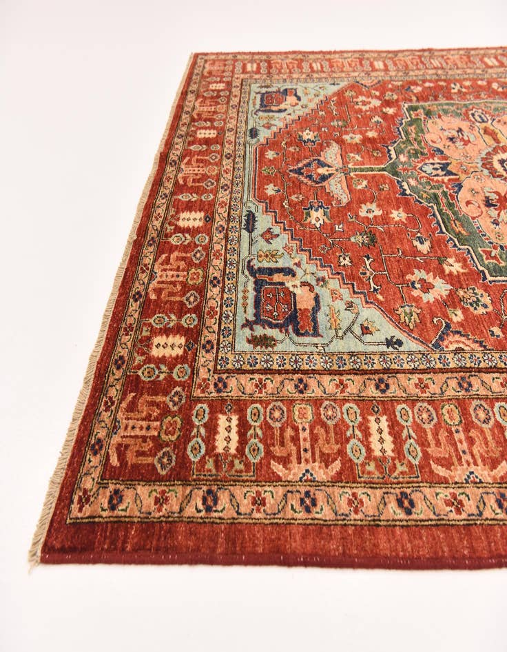 Detail image of 6' 1 x 8' 1 Hand Knotted Ariana Ziegler Rug