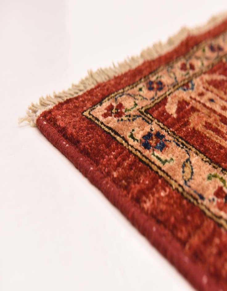 Detail image of 6' 1 x 8' 1 Hand Knotted Ariana Ziegler Rug