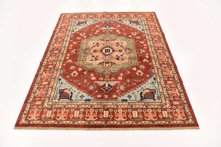 5' x 6' 7 Hand Knotted Ariana Ziegler Rug