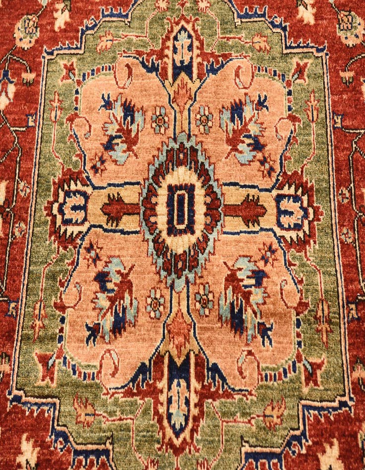 Detail image of 5' x 6' 7  Hand Knotted Ariana Ziegler Rug