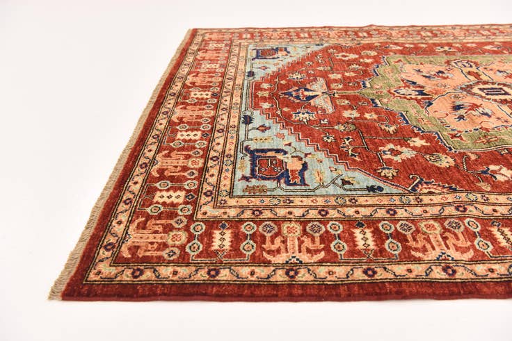 Detail image of 5' x 6' 7 Hand Knotted Ariana Ziegler Rug