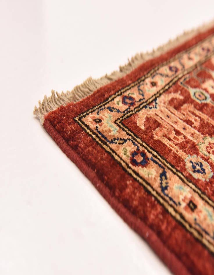 Detail image of 5' x 6' 7  Hand Knotted Ariana Ziegler Rug