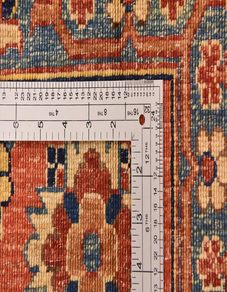 Detail image of 6' 1 x 8' 1  Hand Knotted Ariana Ziegler Rug