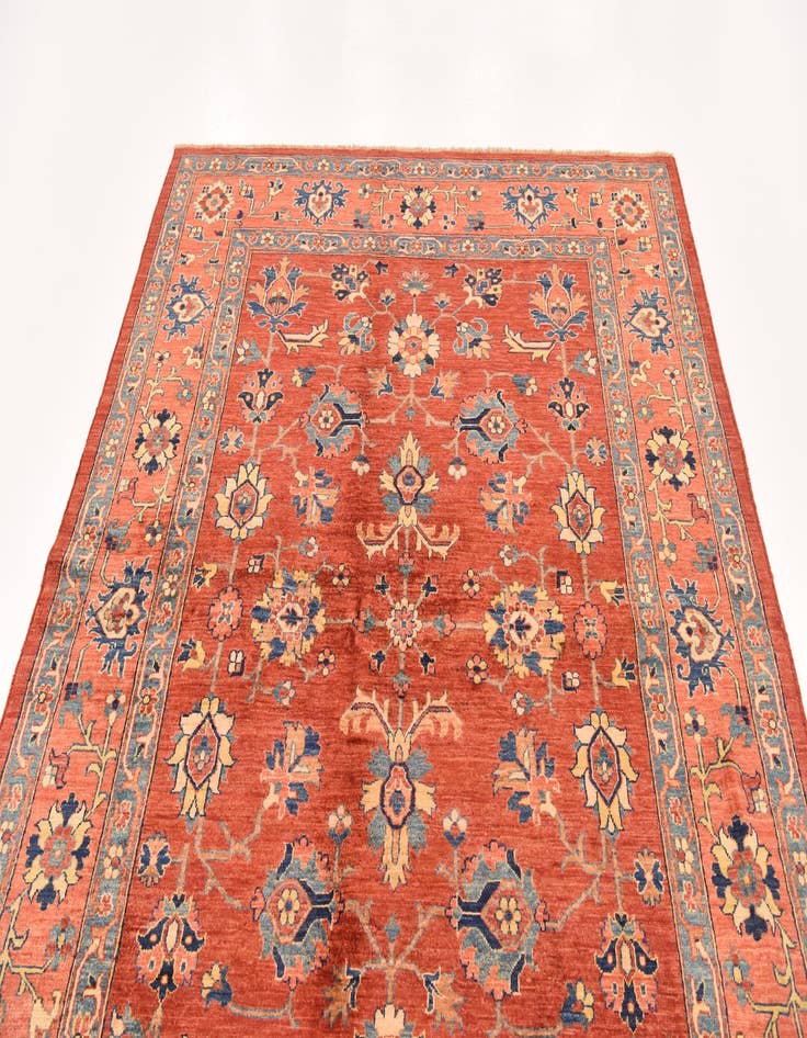 Detail image of 6' 1 x 8' 1 Hand Knotted Ariana Ziegler Rug