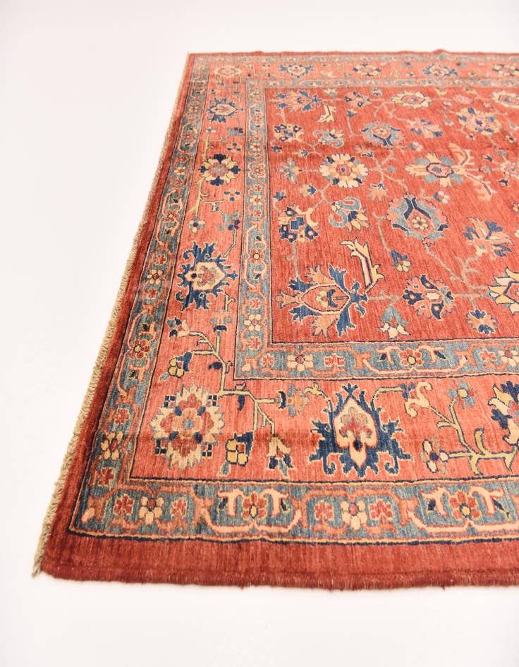 Detail image of 6' 1 x 8' 1  Hand Knotted Ariana Ziegler Rug