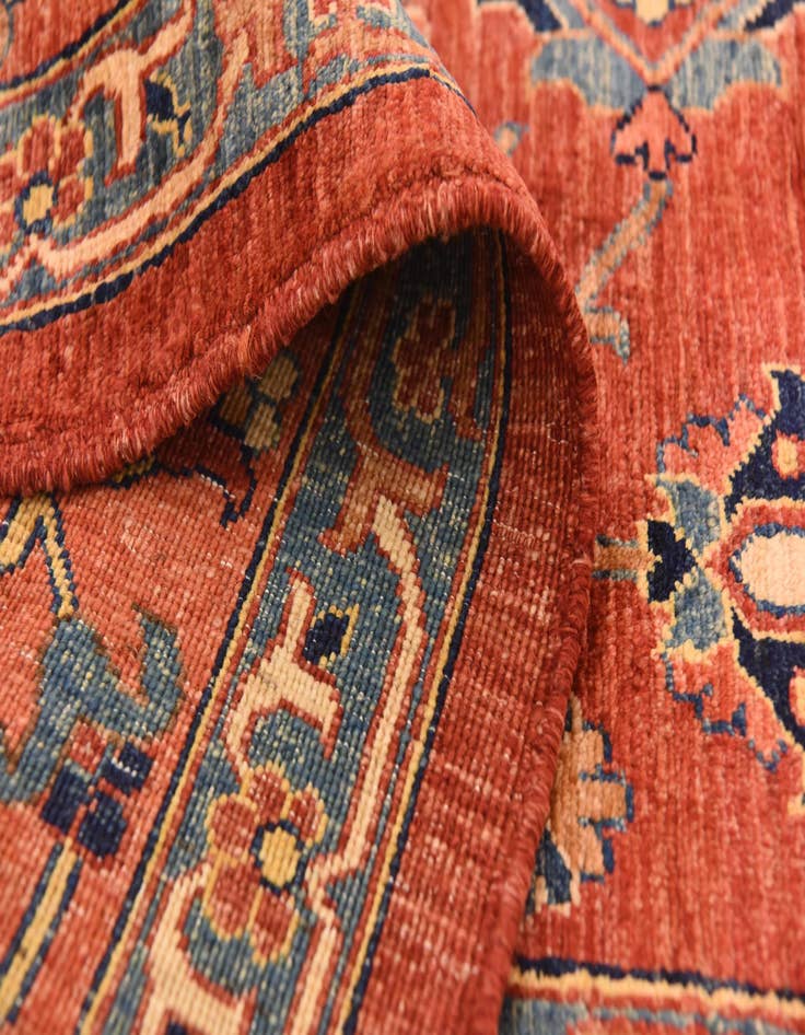 Detail image of 6' 1 x 8' 1  Hand Knotted Ariana Ziegler Rug