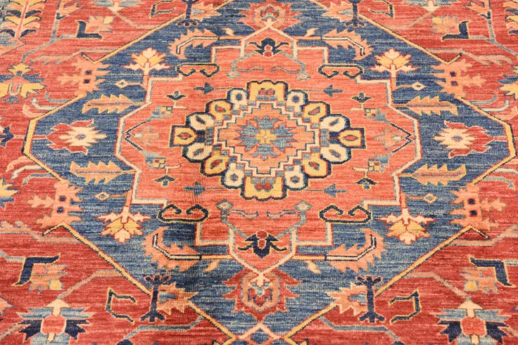 Detail image of 6' 2 x 8' Hand Knotted Ariana Ziegler Rug