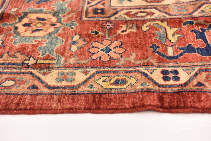 Detail image of 6' 3 x 8' 6 Hand Knotted Ariana Ziegler Rug