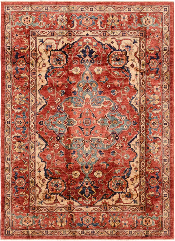 6' 3 x 8' 6 Hand Knotted Ariana Ziegler Rug