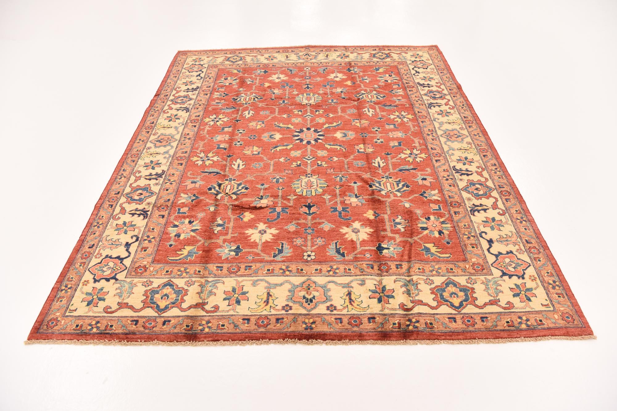 6' 4 x 8' Hand Knotted Ariana Ziegler Rug