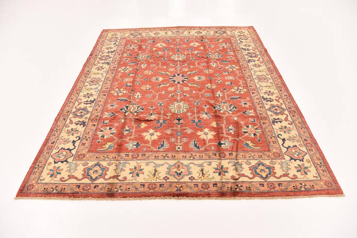 Detail image of 6' 4 x 8' Hand Knotted Ariana Ziegler Rug