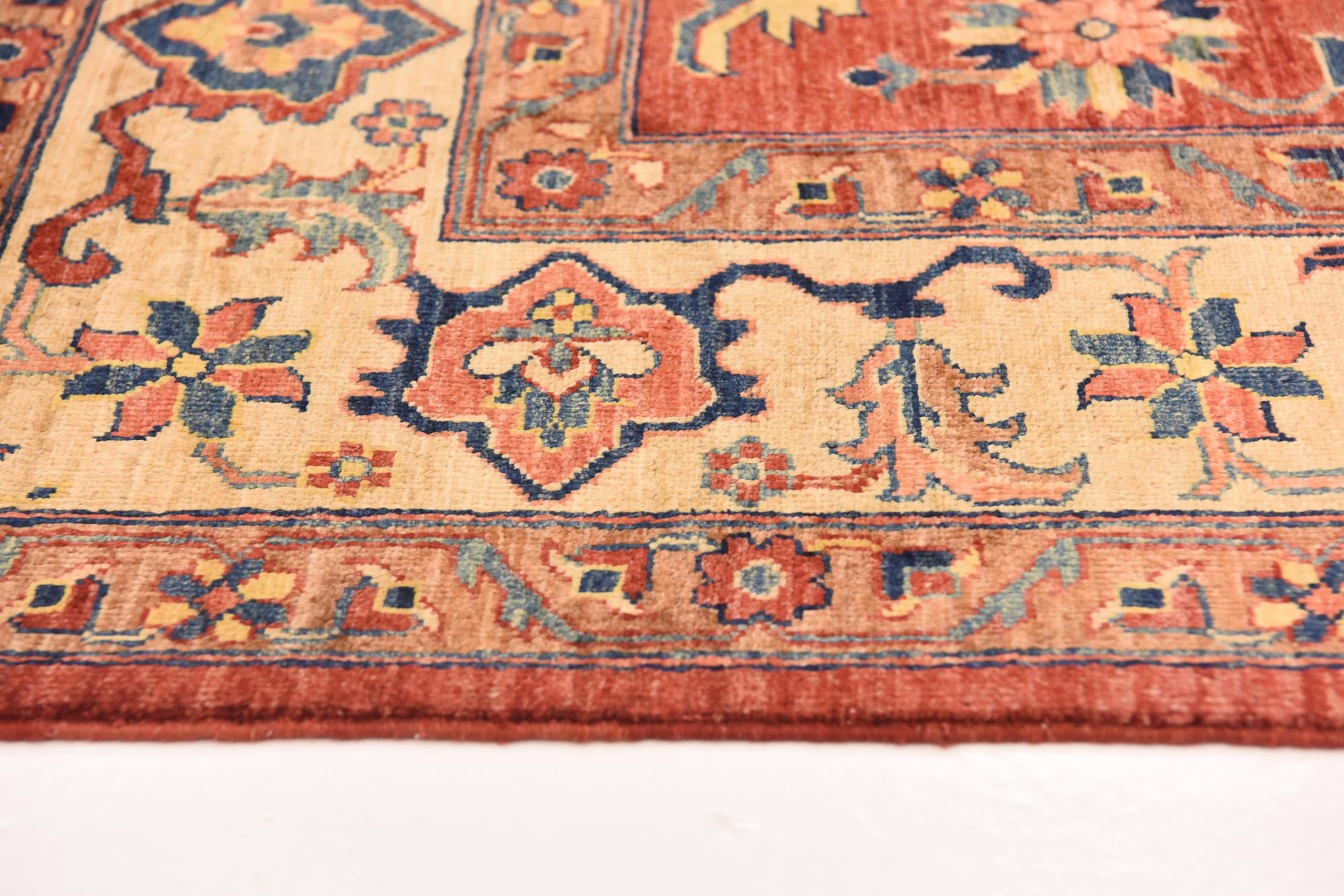 6' 4 x 8' Hand Knotted Ariana Ziegler Rug