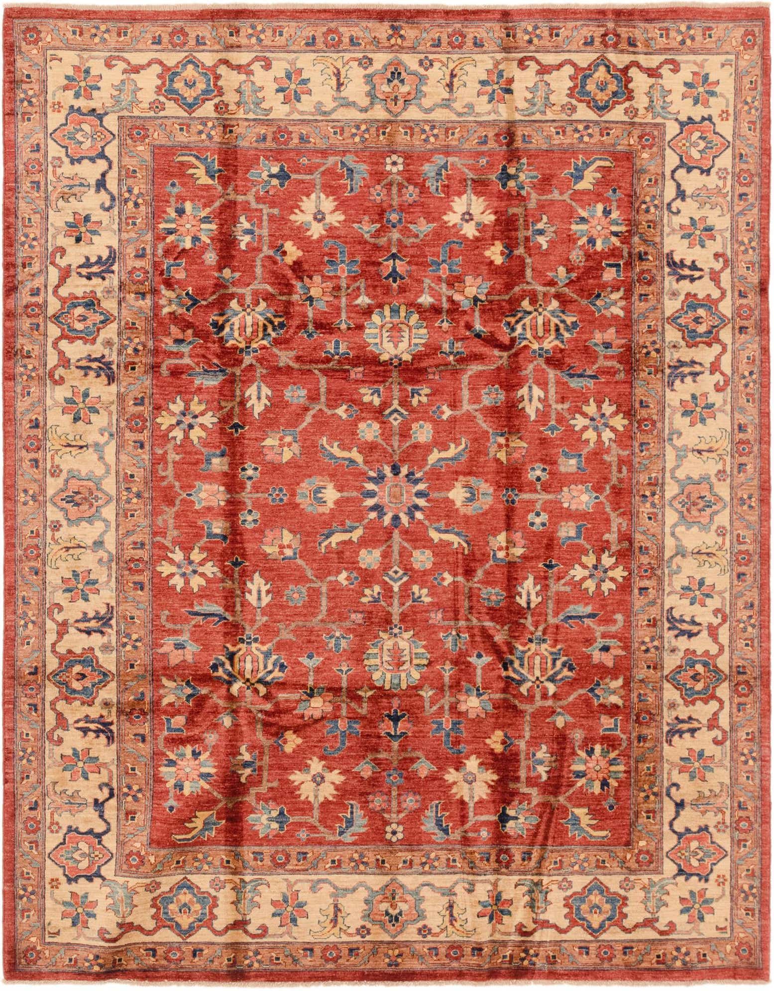 6' 4 x 8' Hand Knotted Ariana Ziegler Rug