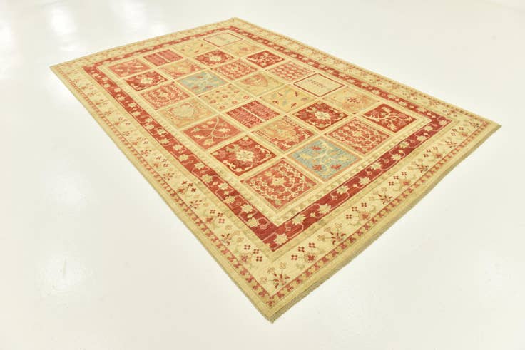 Detail image of 6' 10 x 9' 10 Hand Knotted Ariana Ziegler Rug