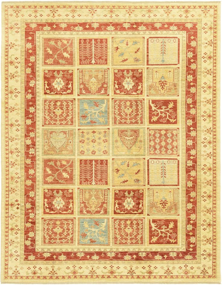 Detail image of 6' 10 x 9' 10 Hand Knotted Ariana Ziegler Rug