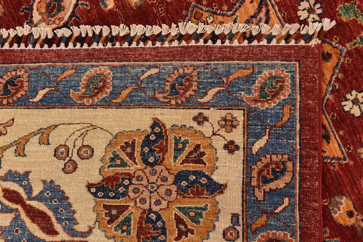 Detail image of 6' 10 x 9' 8 Hand Knotted Ariana Ziegler Rug