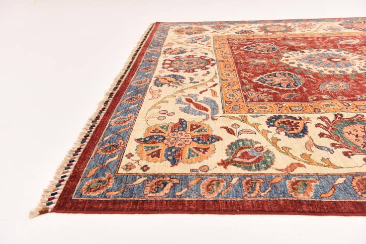 Detail image of 6' 10 x 9' 8 Hand Knotted Ariana Ziegler Rug