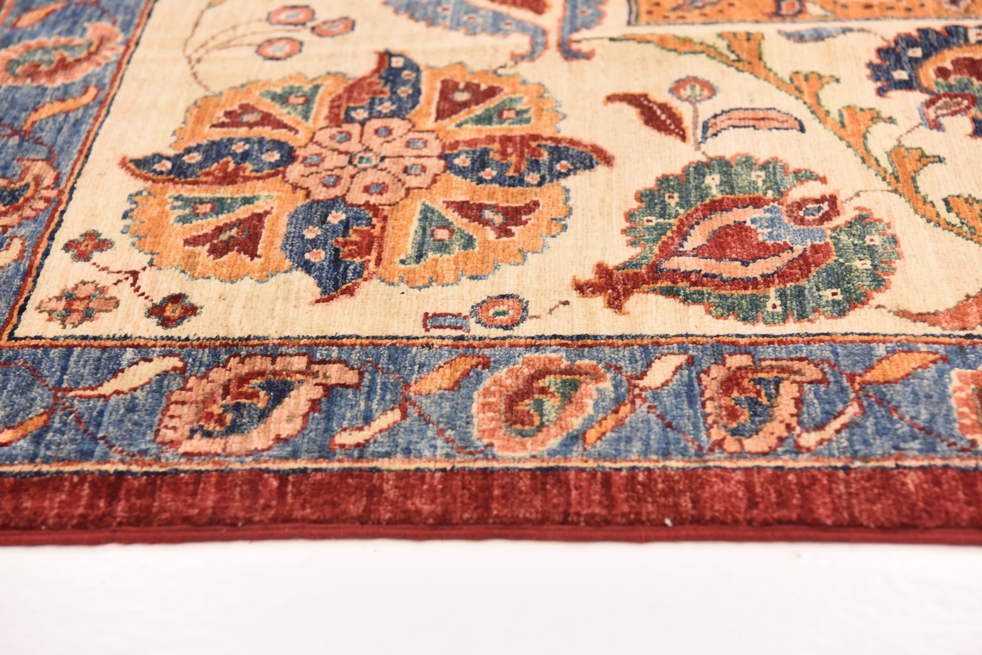 6' 10 x 9' 8 Hand Knotted Ariana Ziegler Rug