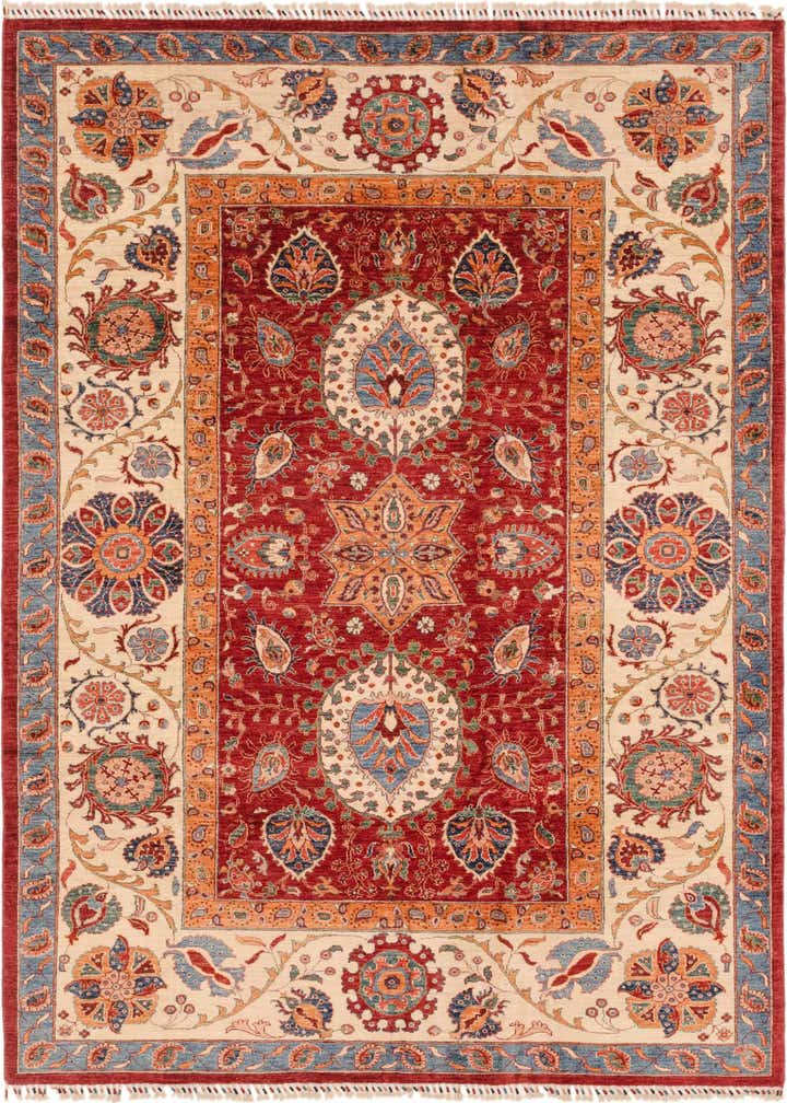 6' 10 x 9' 8 Hand Knotted Ariana Ziegler Rug