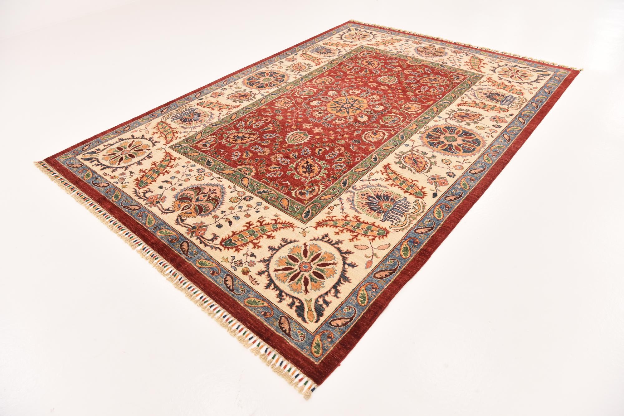 6' 9 x 9' 10 Hand Knotted Ariana Ziegler Rug