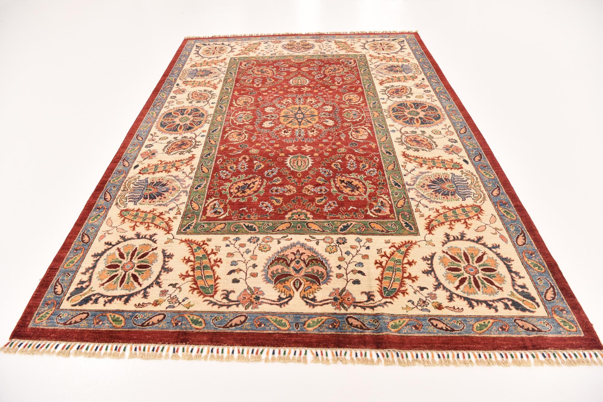 6' 9 x 9' 10 Hand Knotted Ariana Ziegler Rug