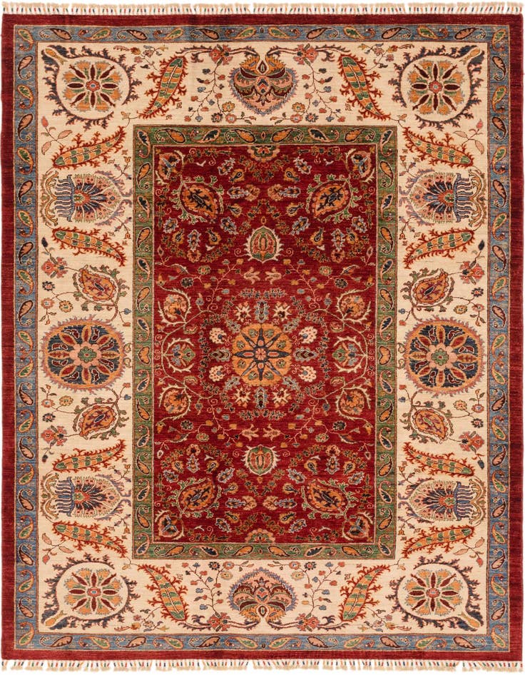 Detail image of 6' 9 x 9' 10 Hand Knotted Ariana Ziegler Rug