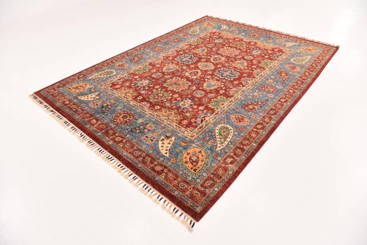 Detail image of 6' 10 x 9' 8 Hand Knotted Ariana Ziegler Rug