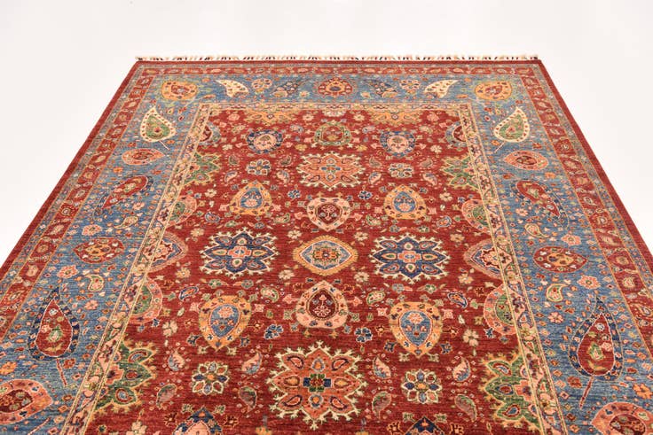 Detail image of 6' 10 x 9' 8 Hand Knotted Ariana Ziegler Rug