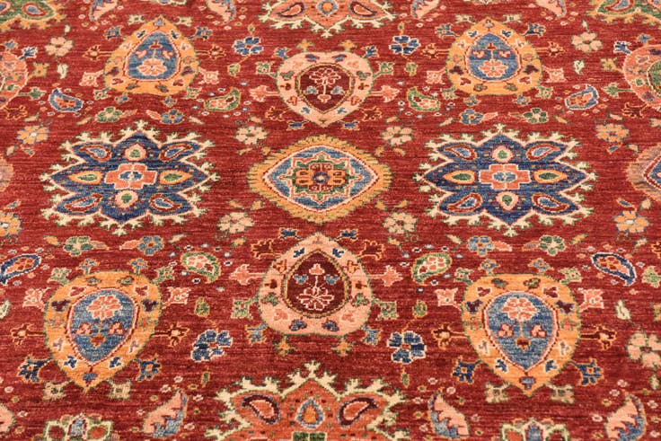 Detail image of 6' 10 x 9' 8 Hand Knotted Ariana Ziegler Rug