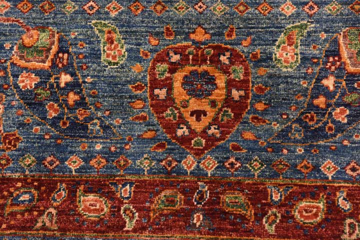 6' 10 x 9' 8 Hand Knotted Ariana Ziegler Rug