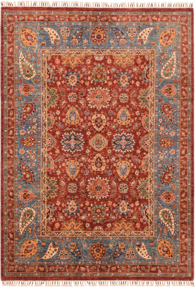 Detail image of 6' 10 x 9' 8 Hand Knotted Ariana Ziegler Rug