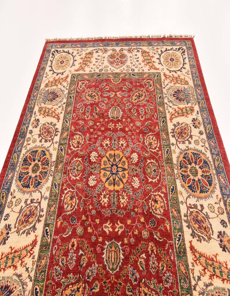 Detail image of 6' 9 x 9' 8 Hand Knotted Ariana Ziegler Rug