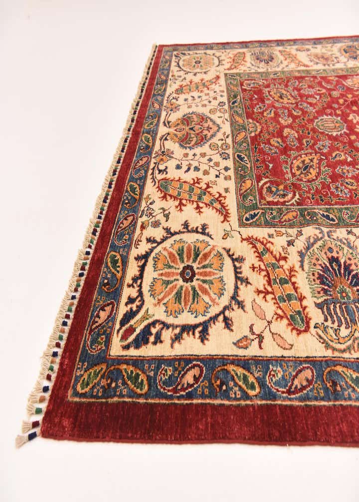 6' 9 x 9' 8 Hand Knotted Ariana Ziegler Rug