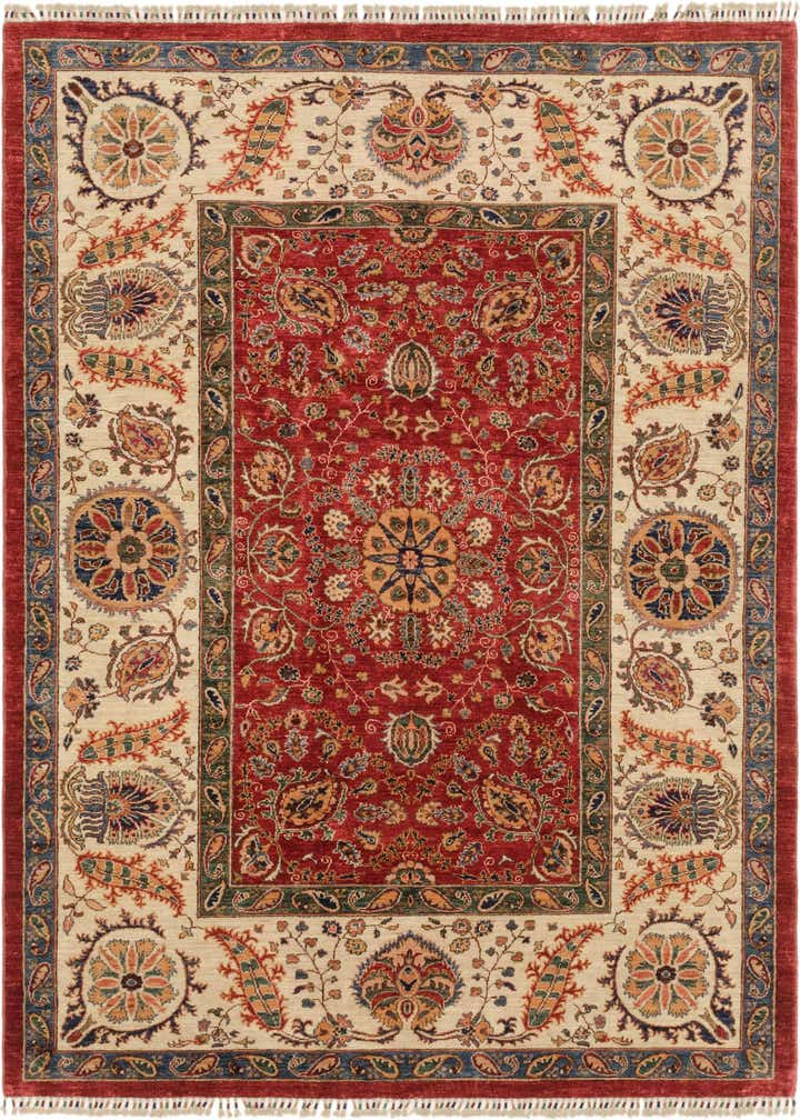 6' 9 x 9' 8 Hand Knotted Ariana Ziegler Rug