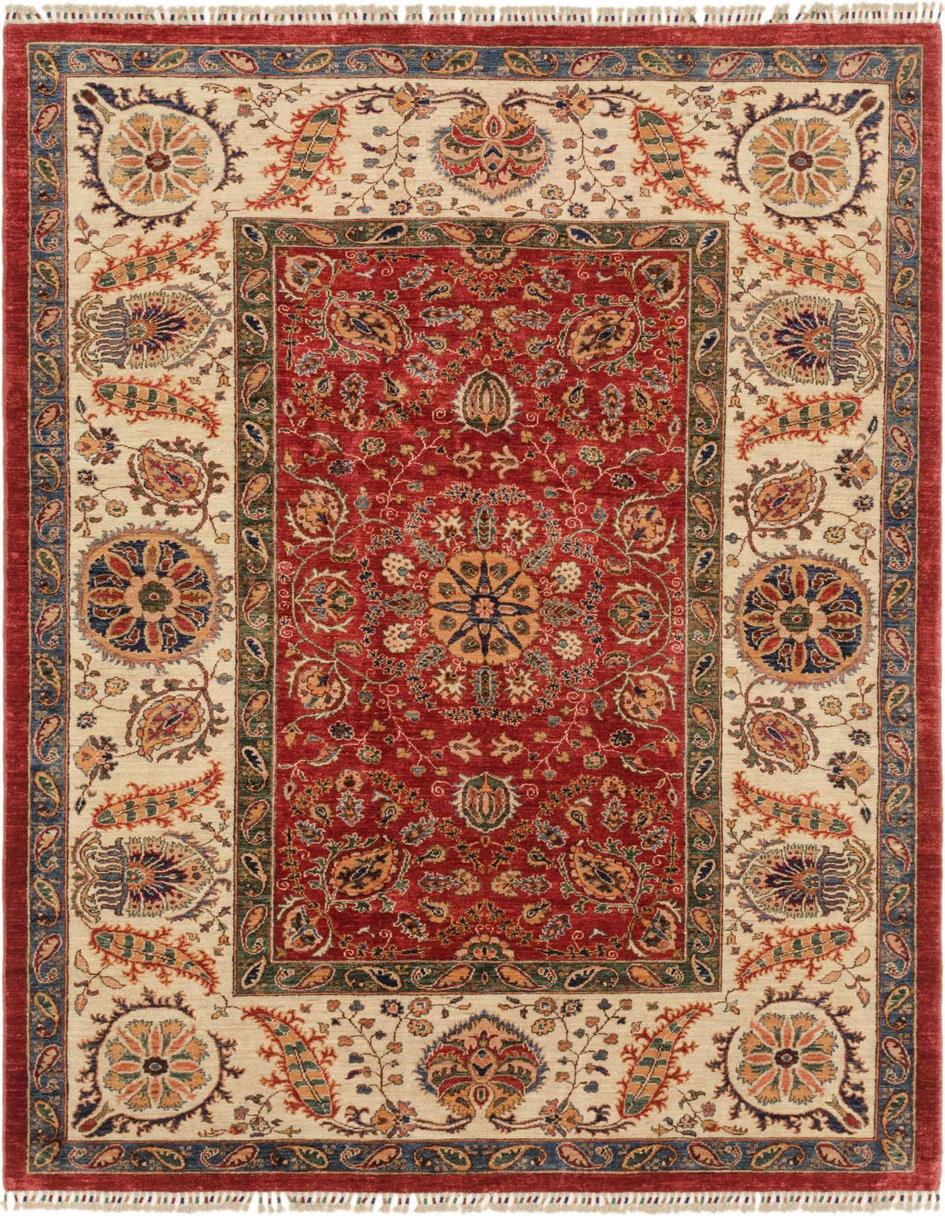 6' 9 x 9' 8 Hand Knotted Ariana Ziegler Rug