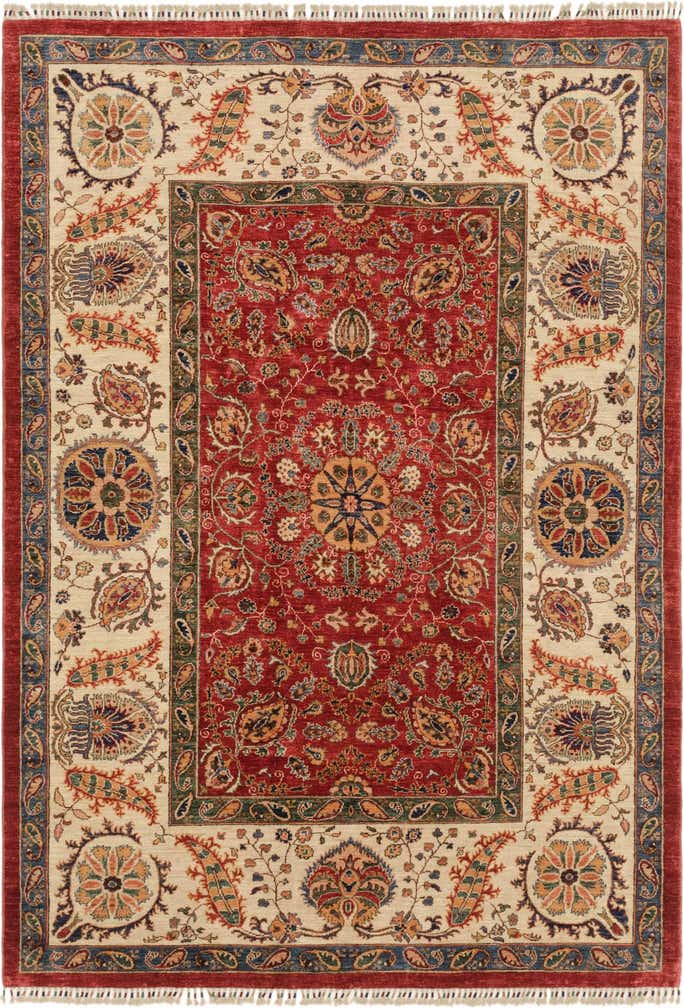 6' 9 x 9' 8 Hand Knotted Ariana Ziegler Rug