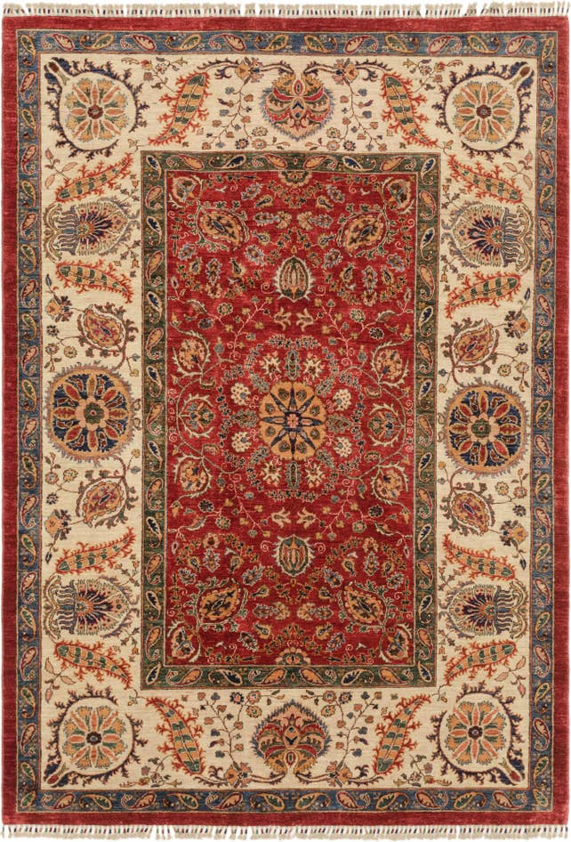 Detail image of 6' 9 x 9' 8 Hand Knotted Ariana Ziegler Rug