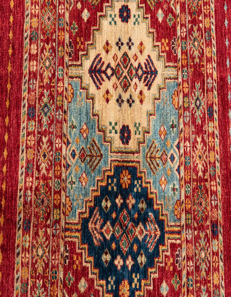 Detail image of 6' 4 x 9' 7  Hand Knotted Ariana Ziegler Oriental Rug