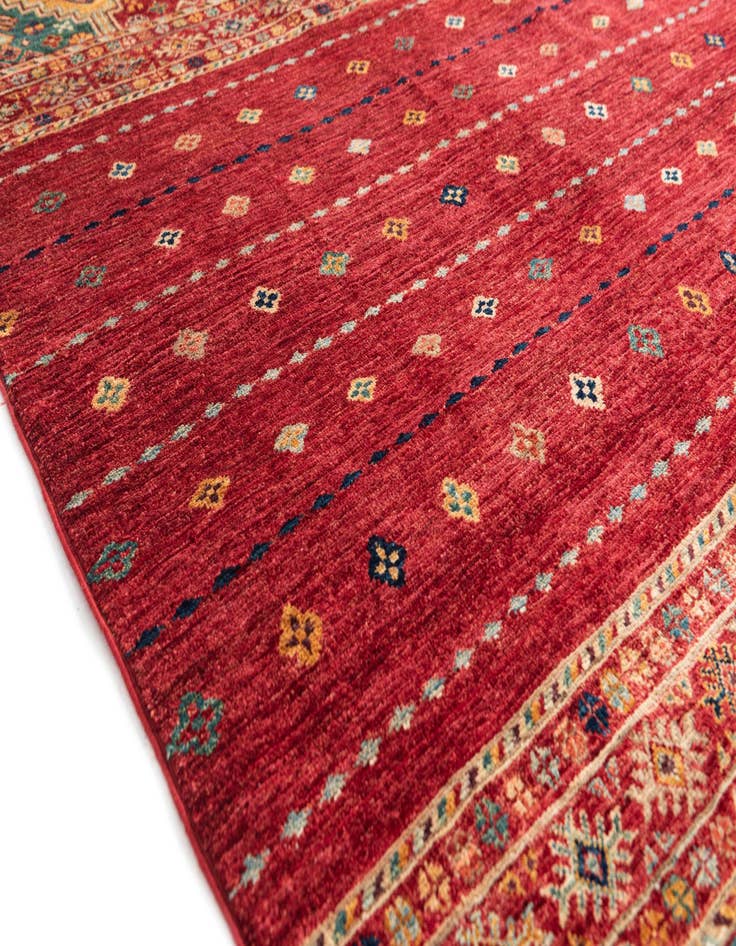 Detail image of 6' 4 x 9' 7  Hand Knotted Ariana Ziegler Oriental Rug