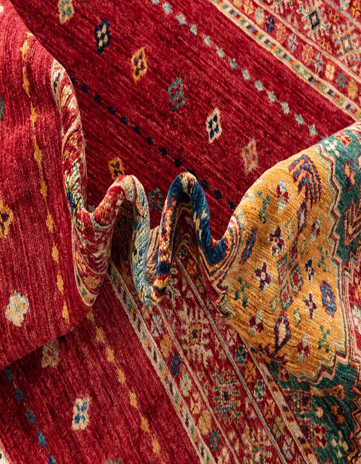 Detail image of 6' 4 x 9' 7  Hand Knotted Ariana Ziegler Oriental Rug