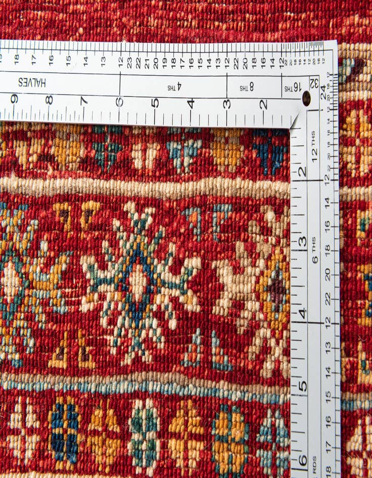 Detail image of 6' 4 x 9' 7  Hand Knotted Ariana Ziegler Oriental Rug