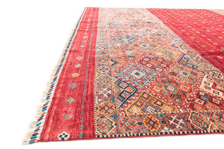 Detail image of 8' 2 x 9' 9 Hand Knotted Ariana Ziegler Oriental Rug