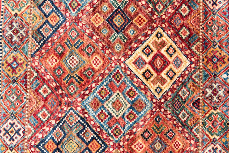Detail image of 8' 2 x 9' 9 Hand Knotted Ariana Ziegler Oriental Rug